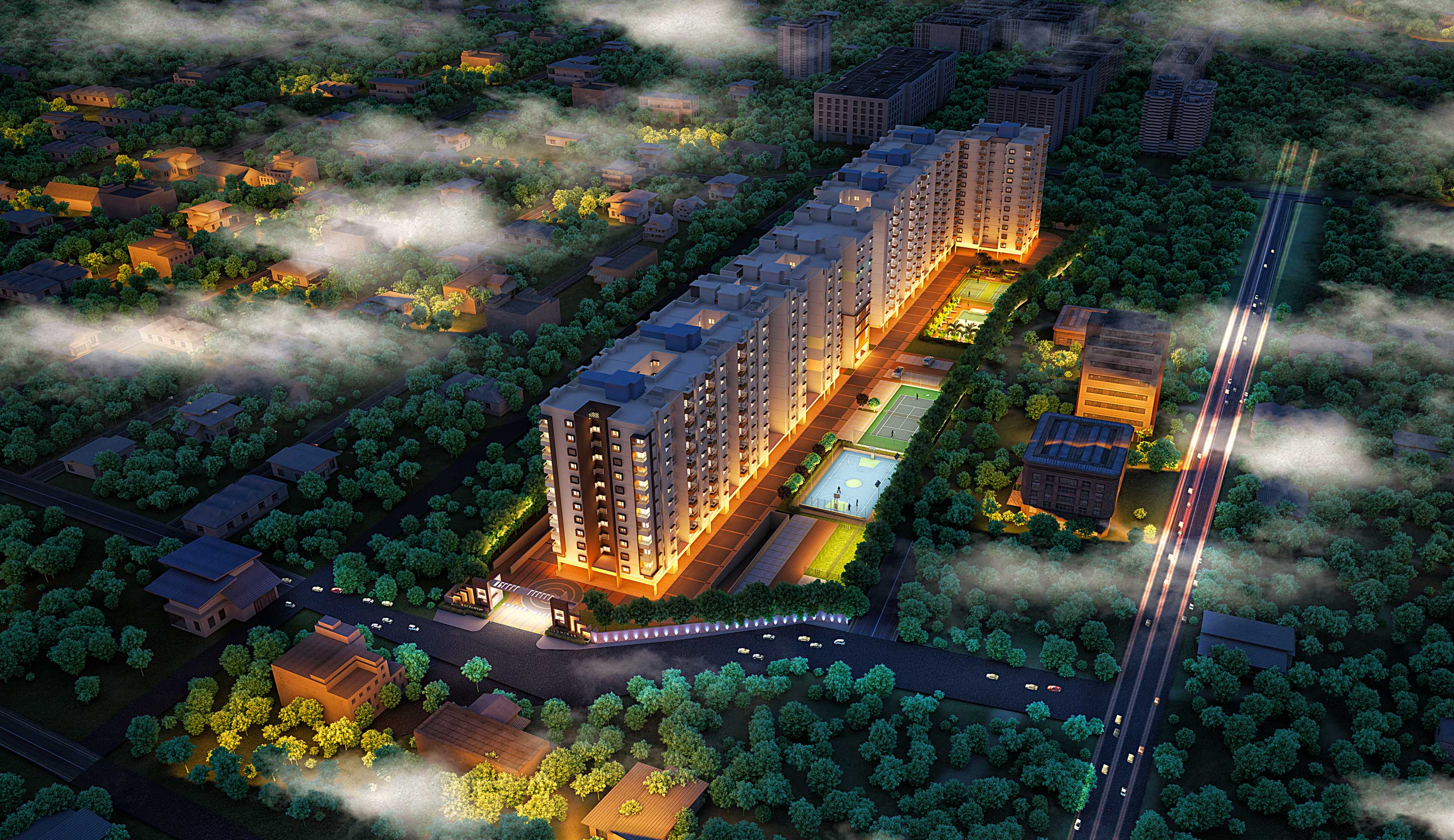 Godrej Lakeside Orchard Kodathi Off Sarjapur Road - Premium residential apartments in Bangalore